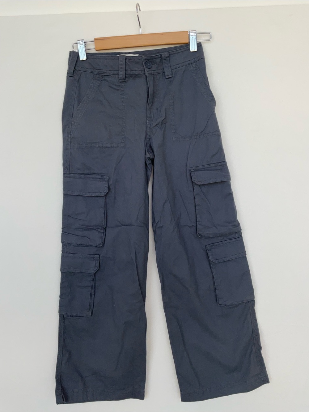 abercrombie kids Gray/blue  Cargo Pants with Patch Pockets